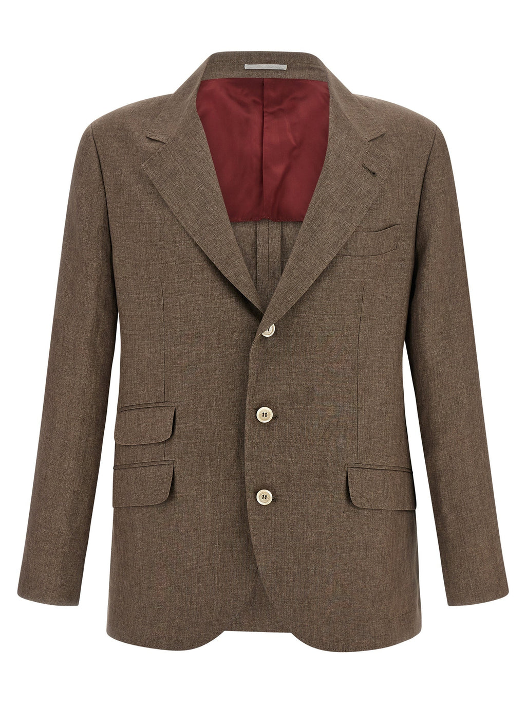 Brunello Cucinelli Brown Linen Blazer
