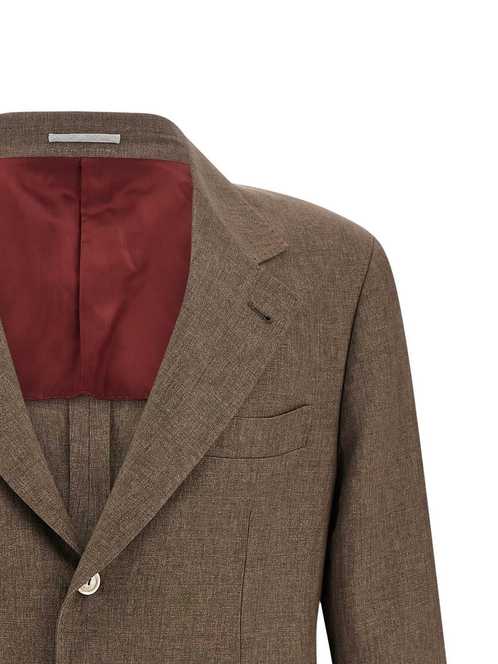 Brunello Cucinelli Brown Linen Blazer