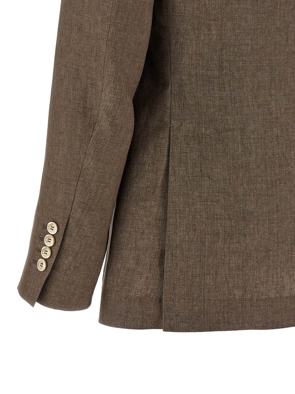 Brunello Cucinelli Brown Linen Blazer