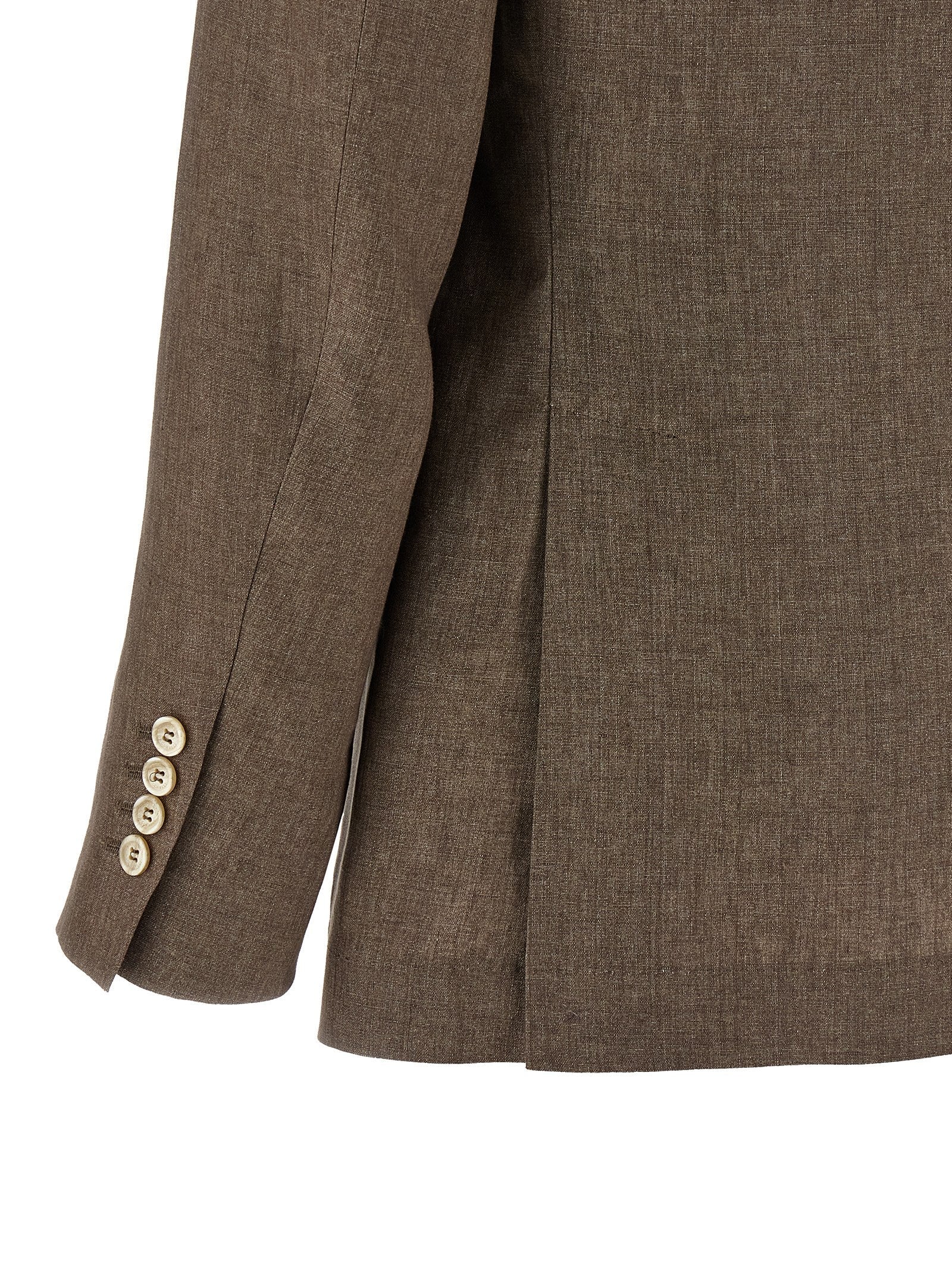 Brunello Cucinelli Brown Linen Blazer