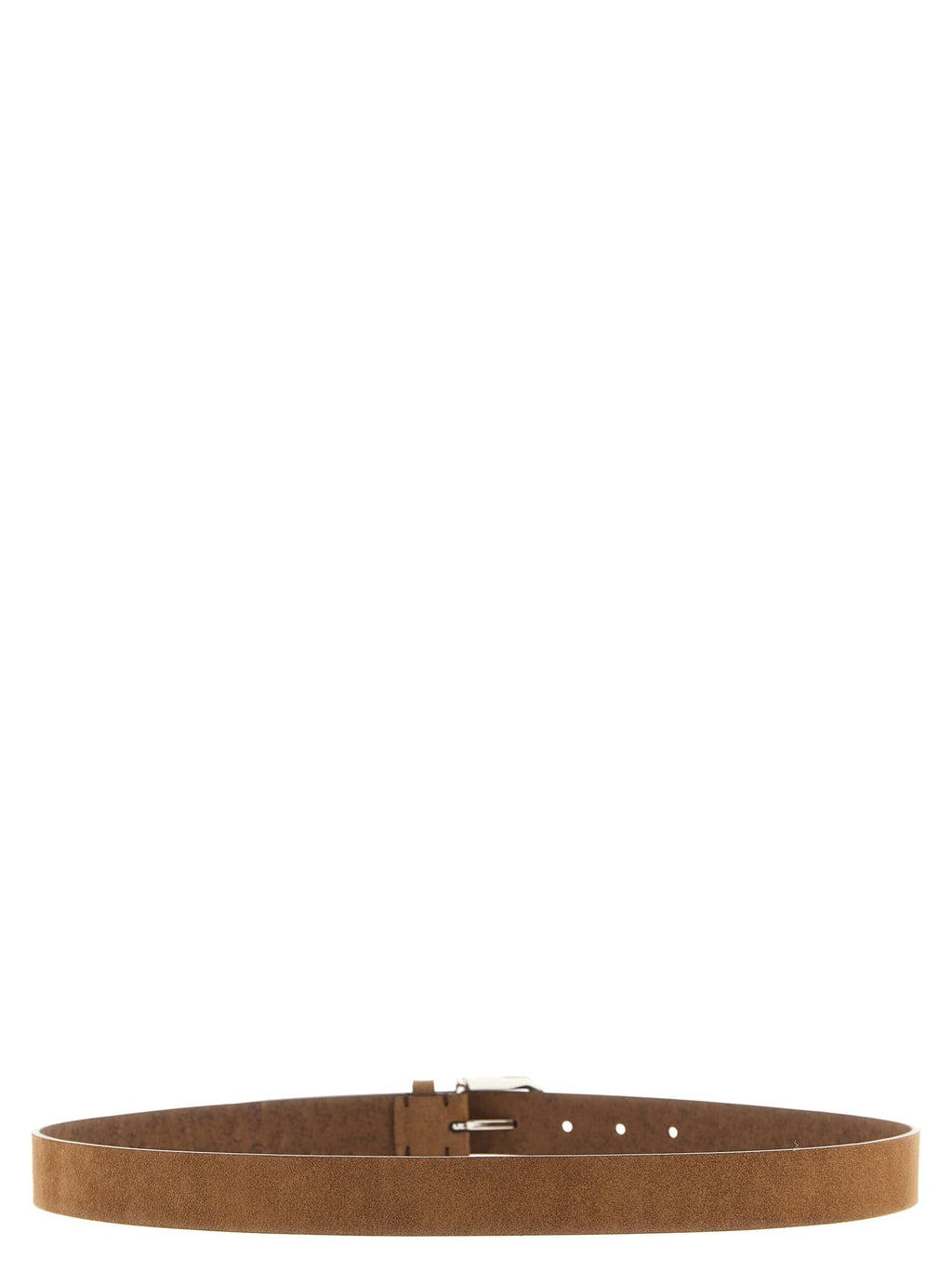 Brunello Cucinelli Brown Bull Skin Regular Belt