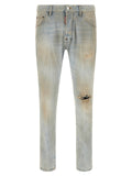 Dsquared² Blue Cotton Jeans Denim