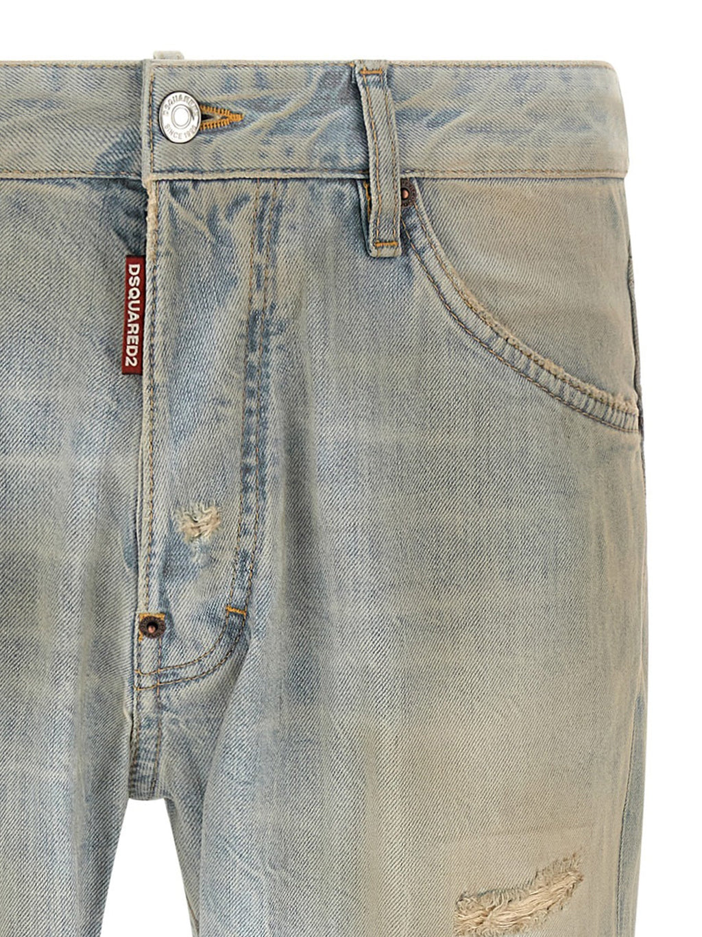 Dsquared² Blue Cotton Jeans Denim