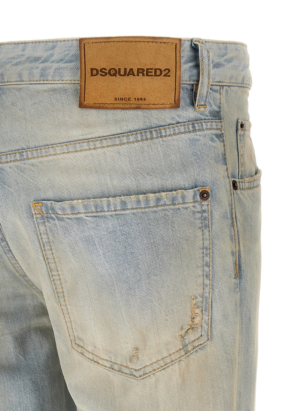 Dsquared² Blue Cotton Jeans Denim