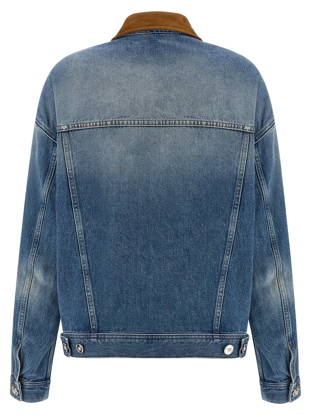 Versace Blue Cotton Denim Jacket