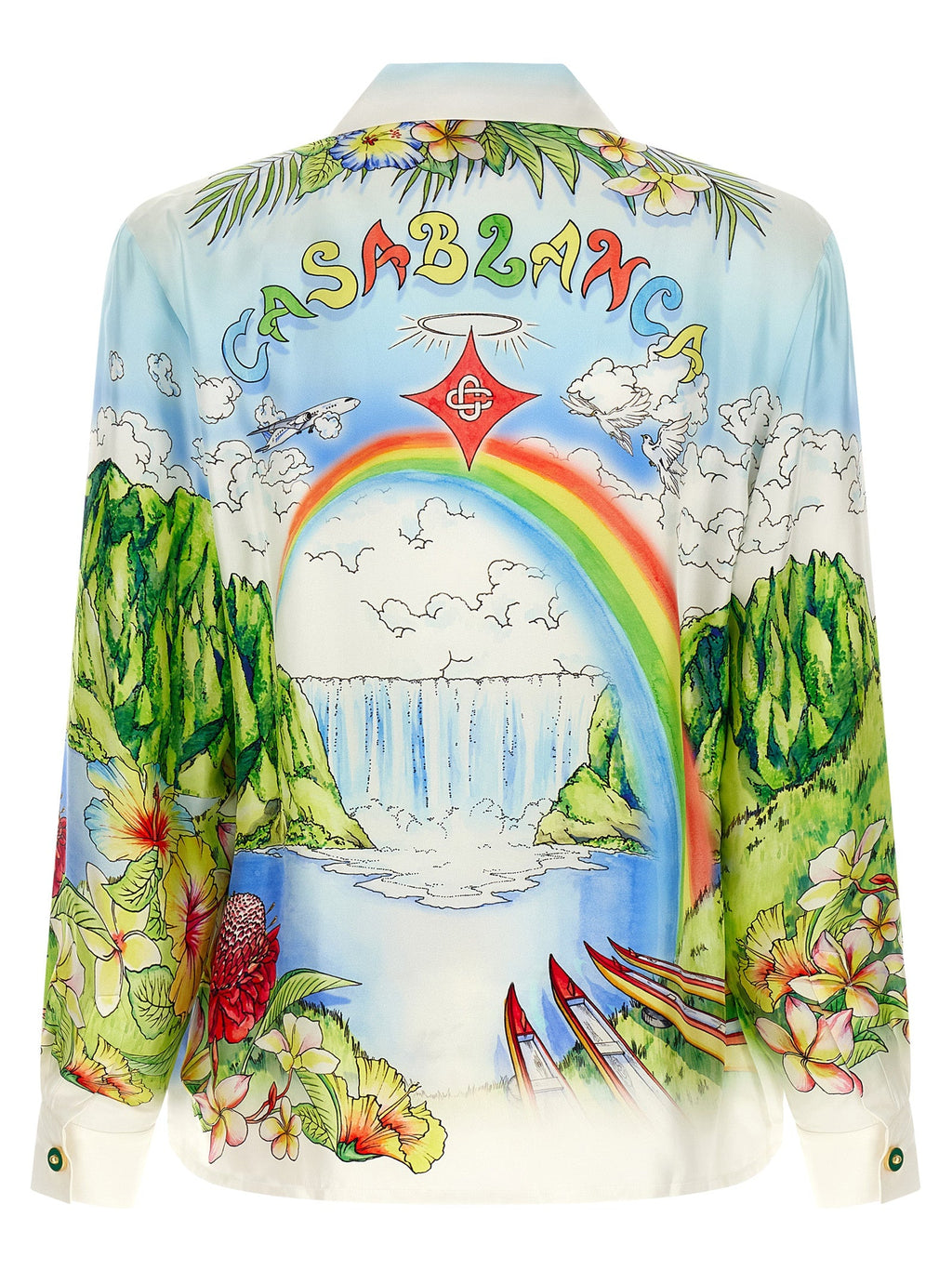 Casablanca Multicolor Silk Blouse