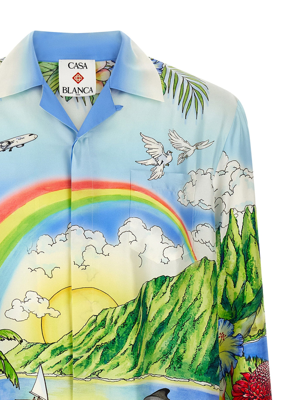 Casablanca Multicolor Silk Blouse