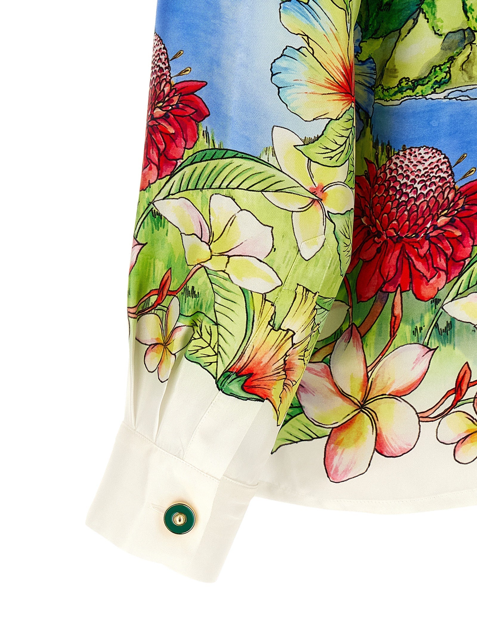 Casablanca Multicolor Silk Blouse