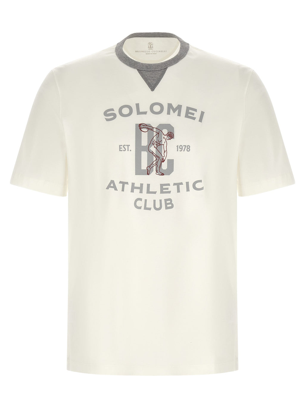 Brunello Cucinelli White Cotton T-Shirt