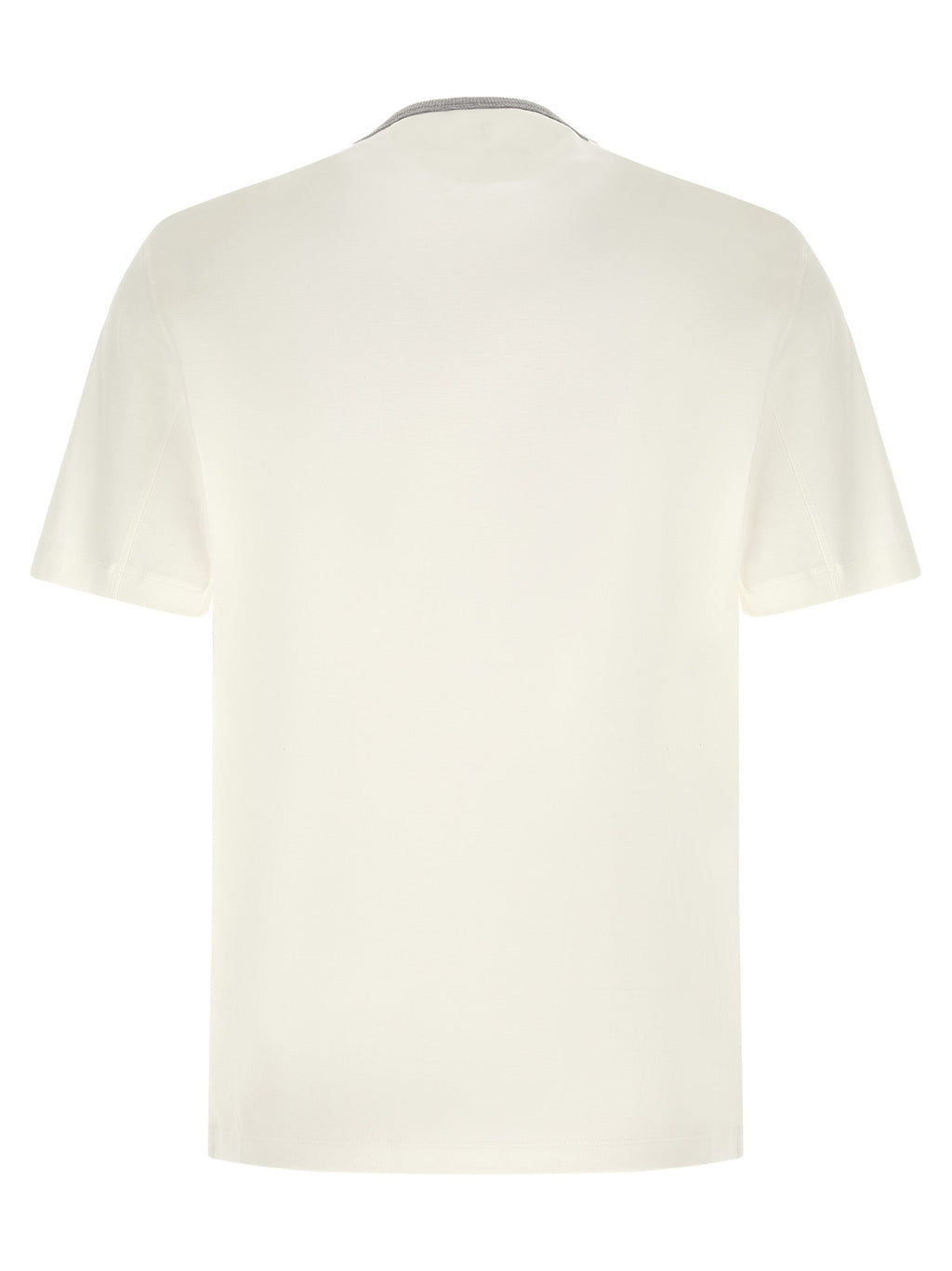 Brunello Cucinelli White Cotton T-Shirt