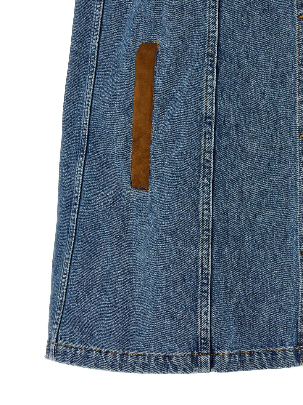 Versace Blue Cotton Short Dress