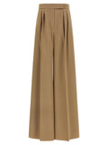 Max Mara Brown Virgin Wool Casual Pants