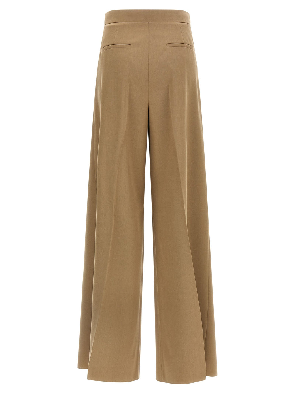 Max Mara Brown Virgin Wool Casual Pants