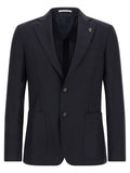 Pal Zileri Blue Wool Blazer