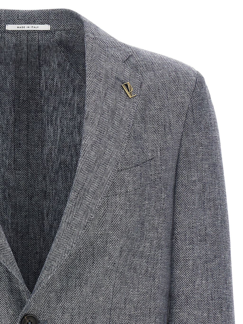 Pal Zileri Blue Linen Blazer