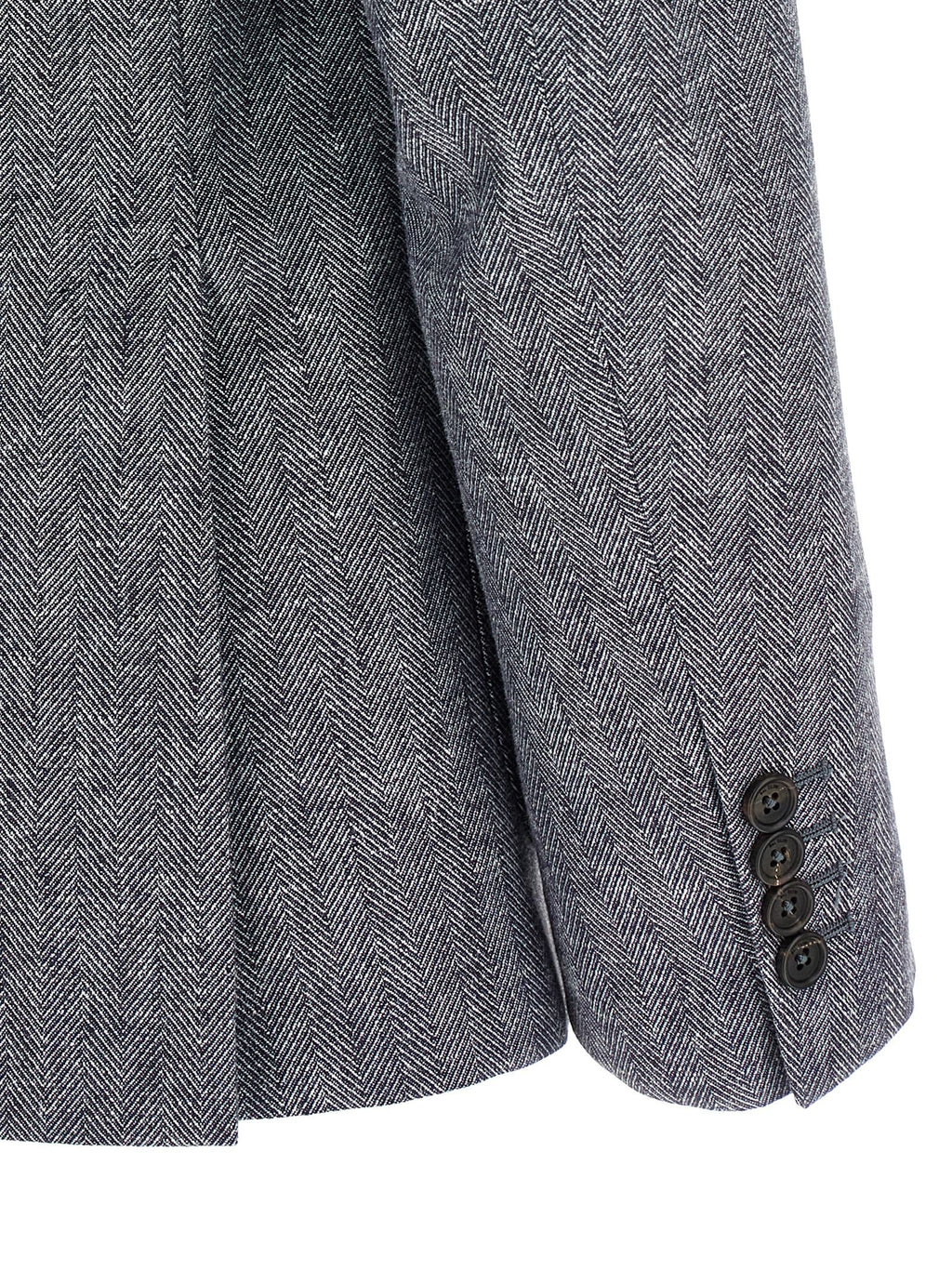 Pal Zileri Blue Linen Blazer
