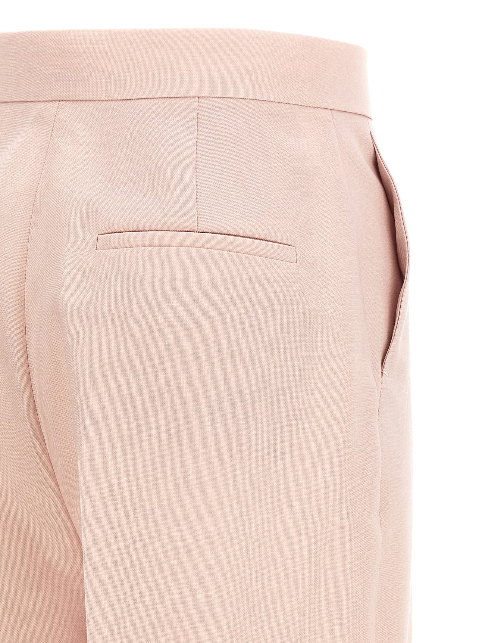 Max Mara Multicolor Virgin Wool Casual Pants