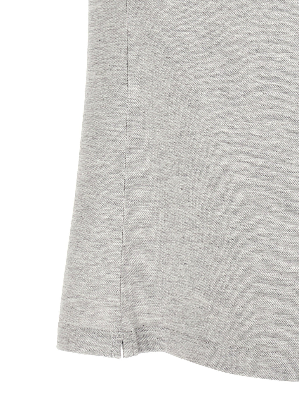Brunello Cucinelli Gray Cotton Polo Shirt