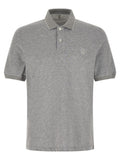 Brunello Cucinelli Gray Cotton Polo Shirt