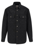 Casablanca Black Cotton Blouse