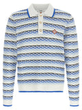 Casablanca Blue Cotton Polo Shirt