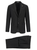 Pal Zileri Black Wool Two-Piece Suit
