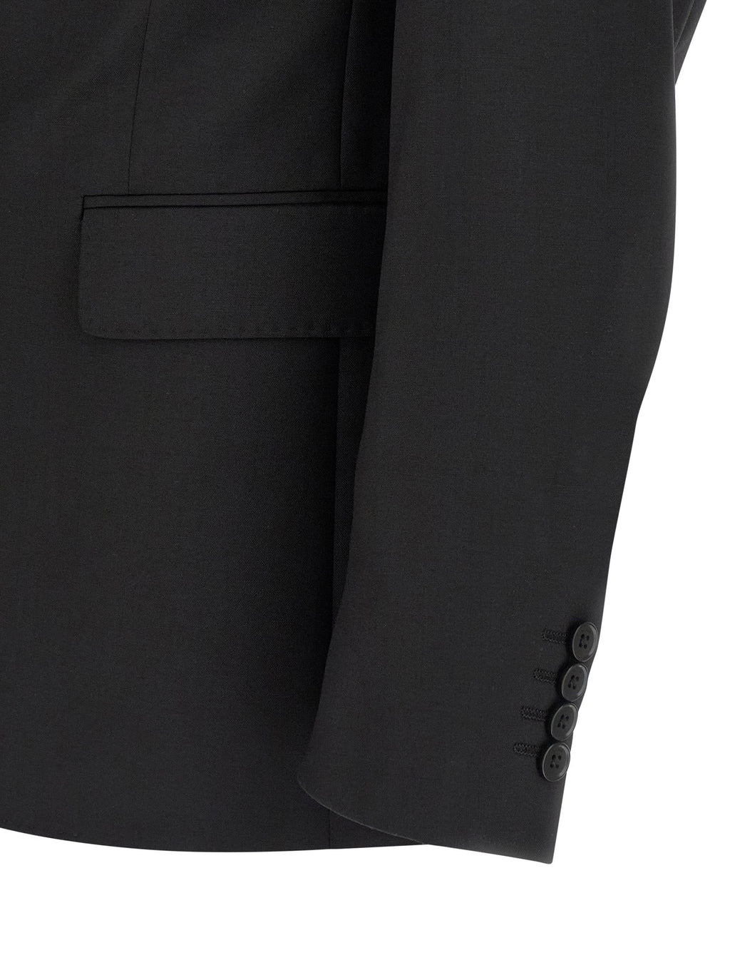 Pal Zileri Black Wool Two-Piece Suit