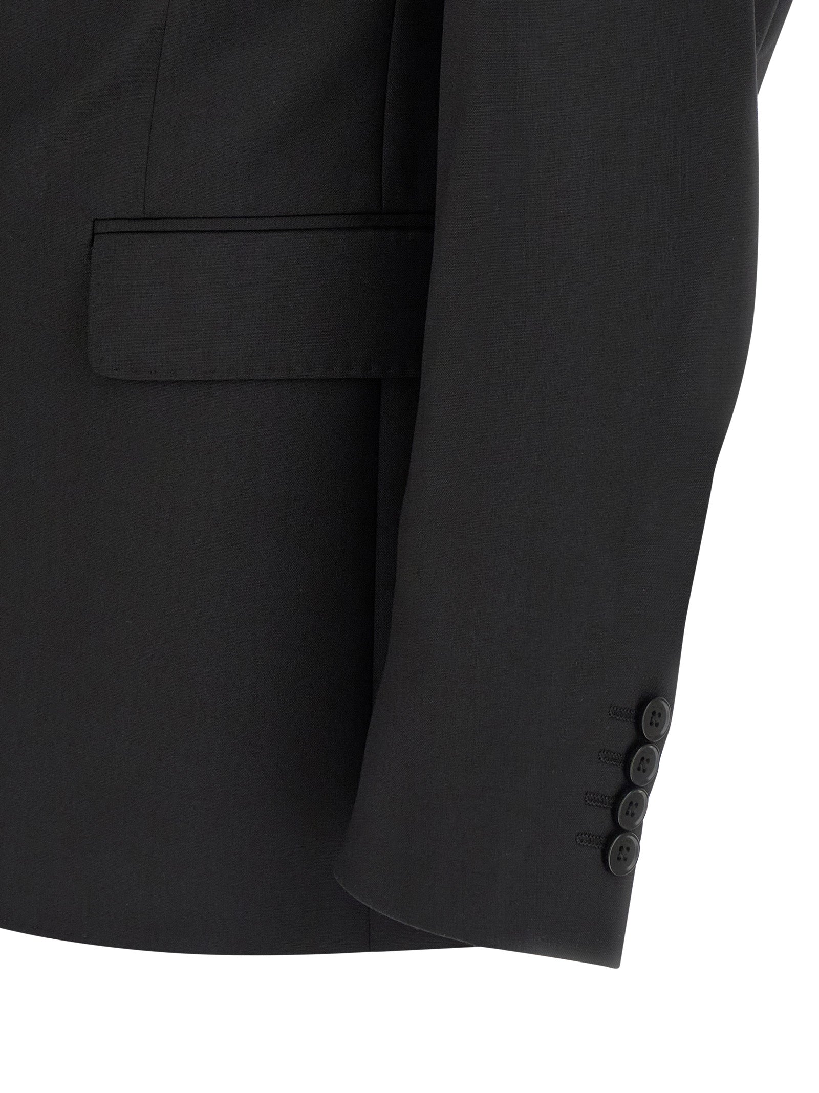 Pal Zileri Black Wool Two-Piece Suit