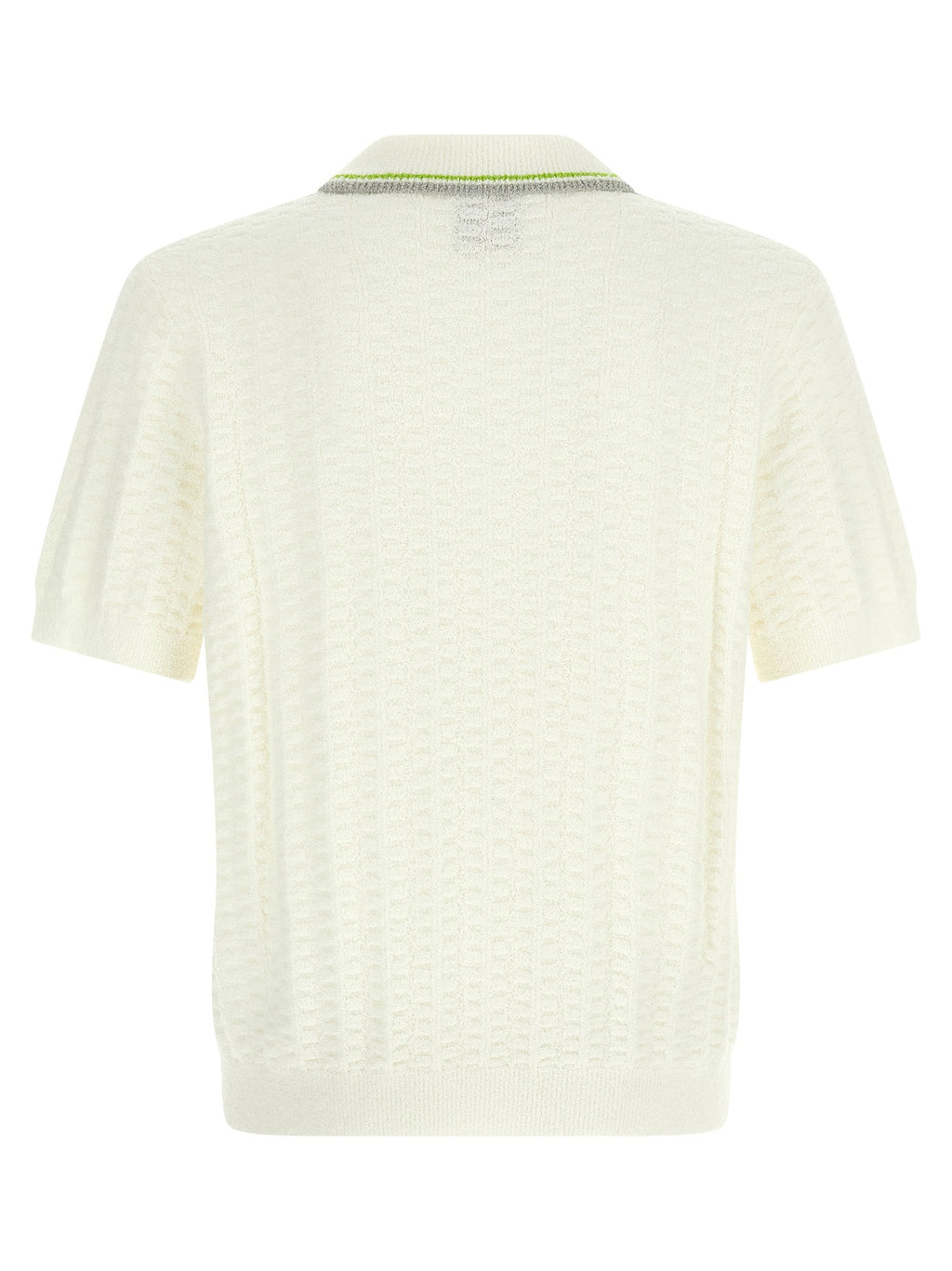 Casablanca White Cotton Polo Shirt