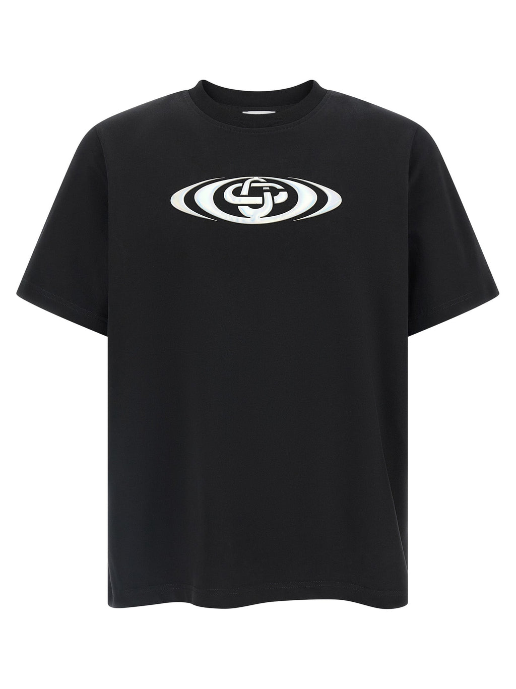 Casablanca Black Organic Cotton T-Shirt