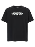 Casablanca Black Organic Cotton T-Shirt