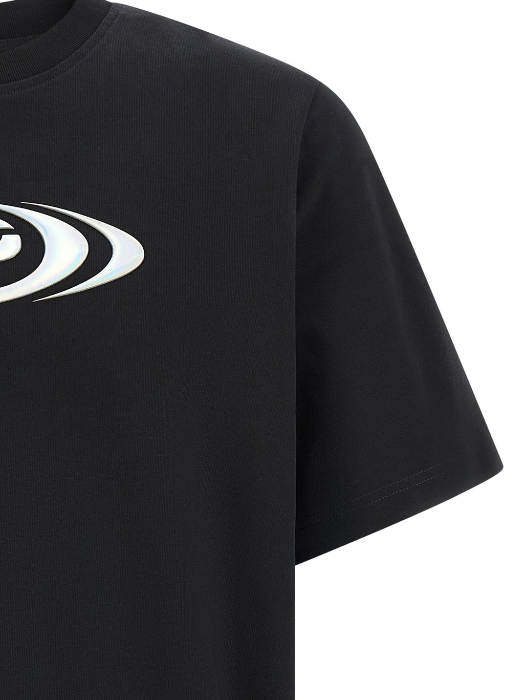 Casablanca Black Organic Cotton T-Shirt