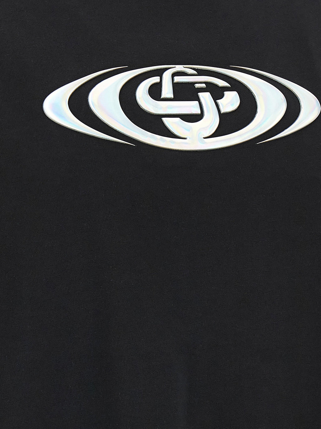 Casablanca Black Organic Cotton T-Shirt