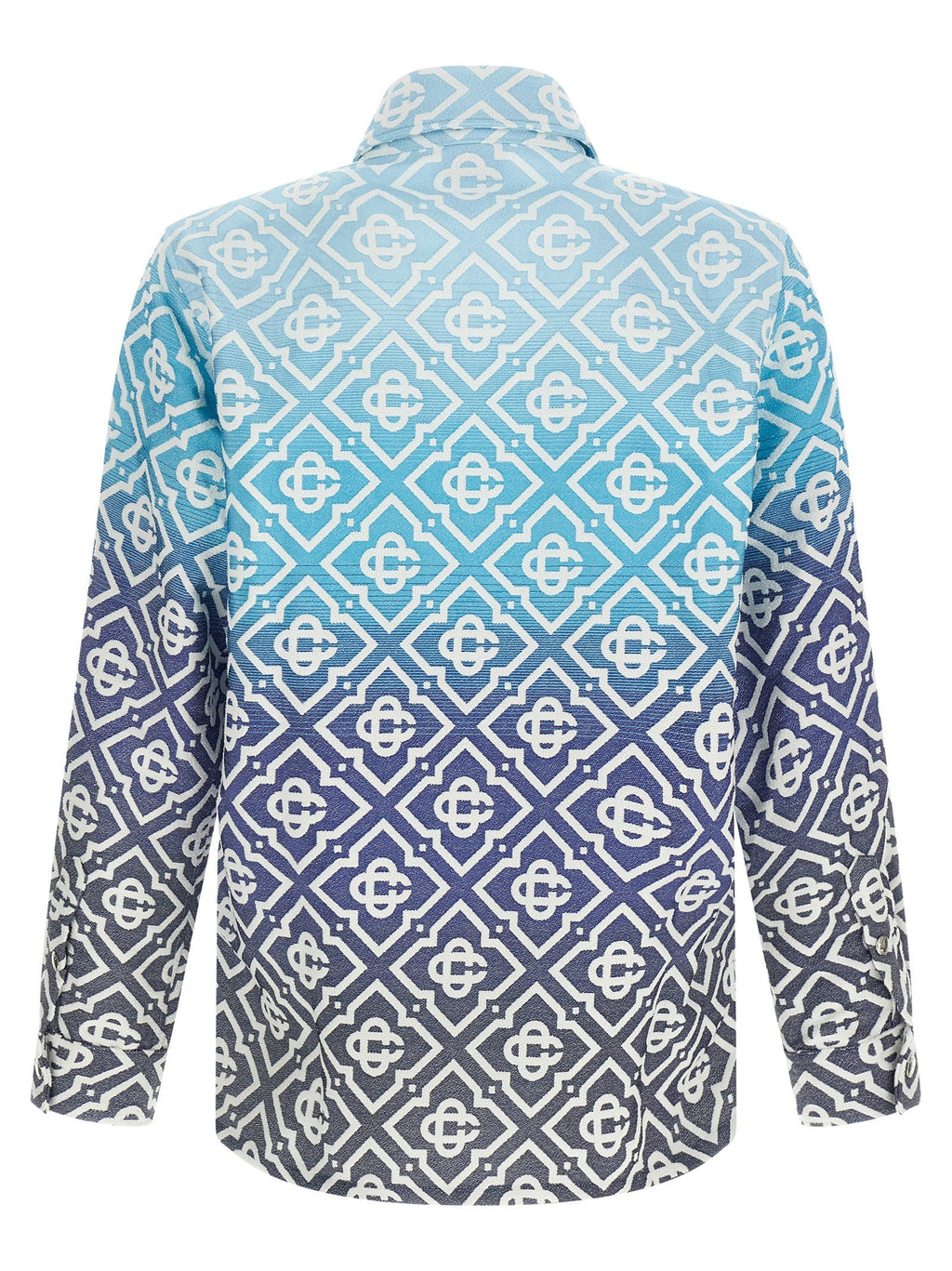 Casablanca Blue Cotton Shell Jacket