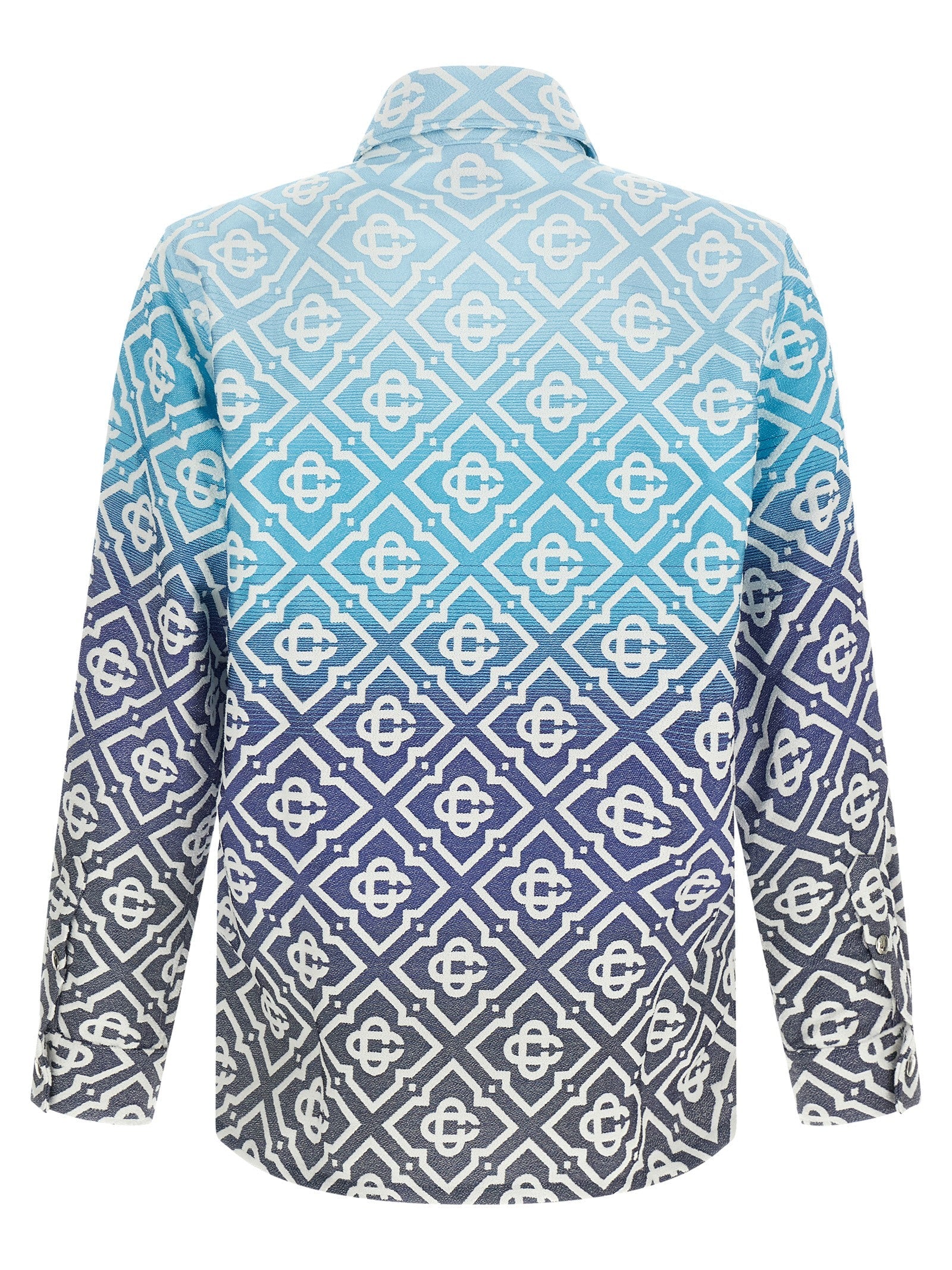 Casablanca Blue Cotton Shell Jacket