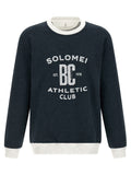 Brunello Cucinelli Blue Cotton Sweatshirt
