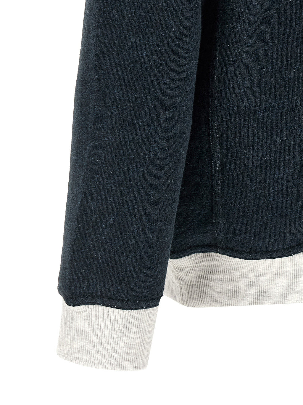 Brunello Cucinelli Blue Cotton Sweatshirt