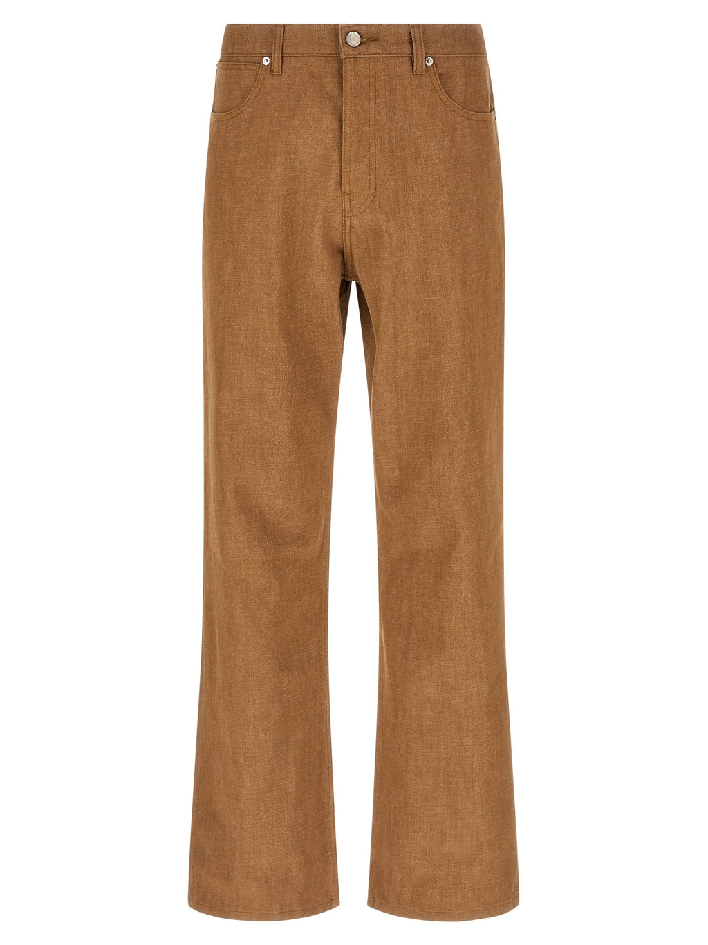 A.P.C. Brown Cotton Jeans Denim