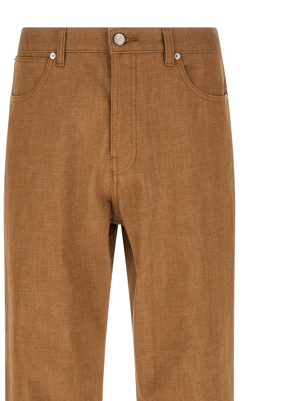 A.P.C. Brown Cotton Jeans Denim