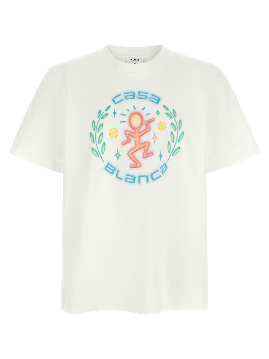 Casablanca White Organic Cotton T-Shirt