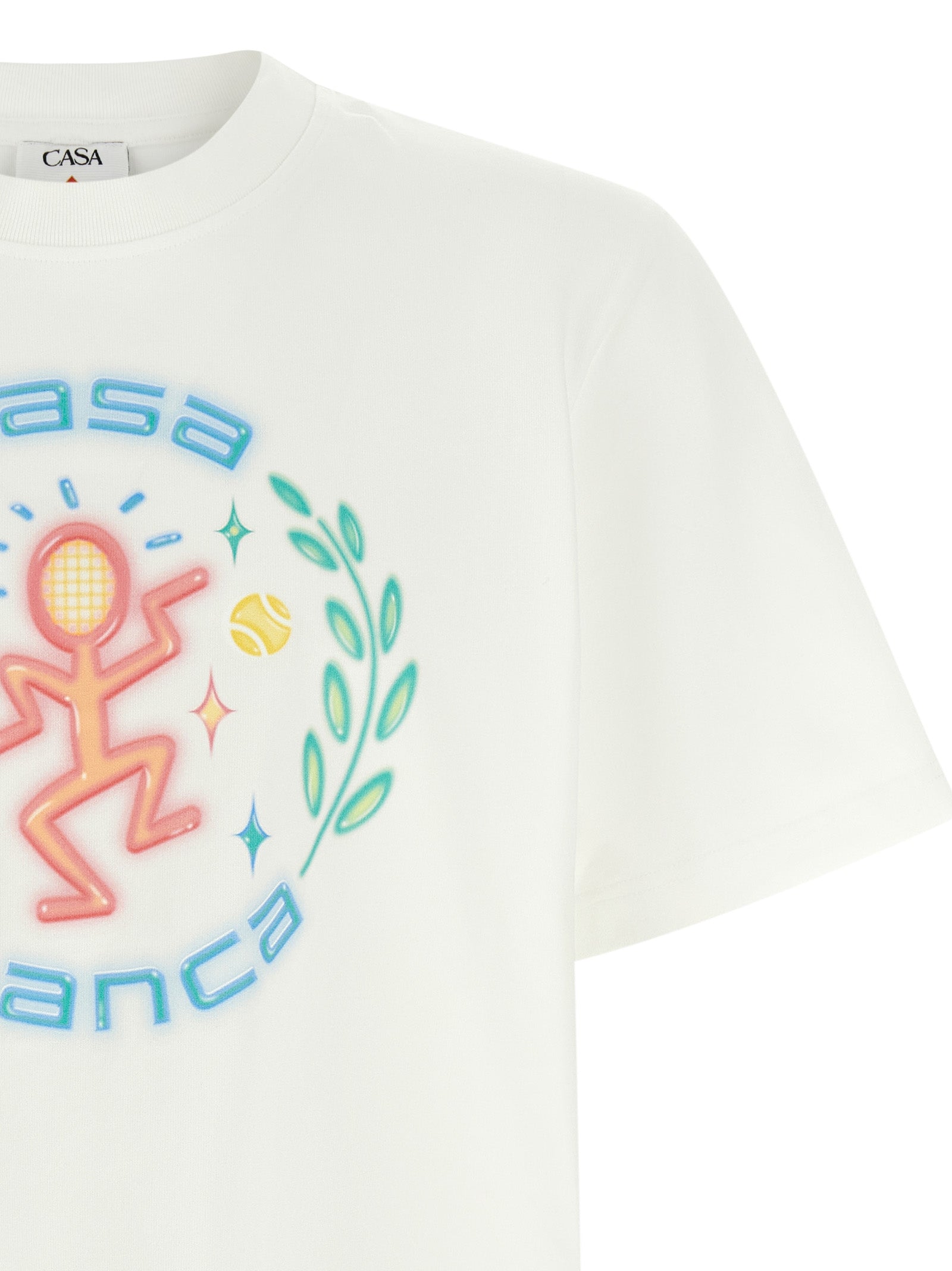 Casablanca White Organic Cotton T-Shirt