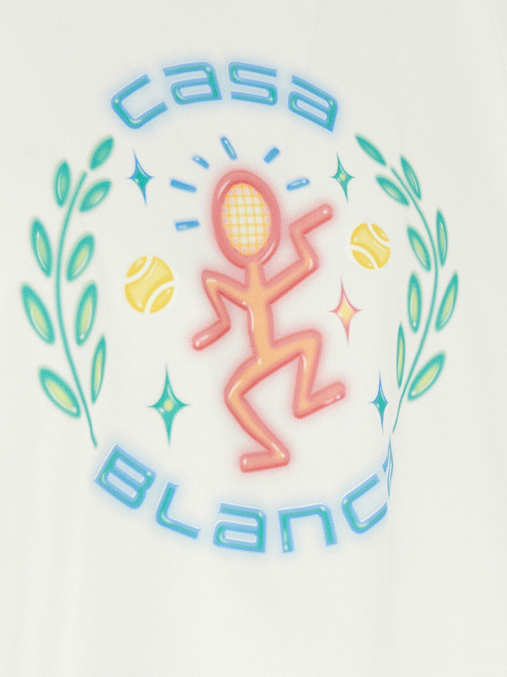 Casablanca White Organic Cotton T-Shirt