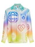 Casablanca Multicolor Silk Blouse