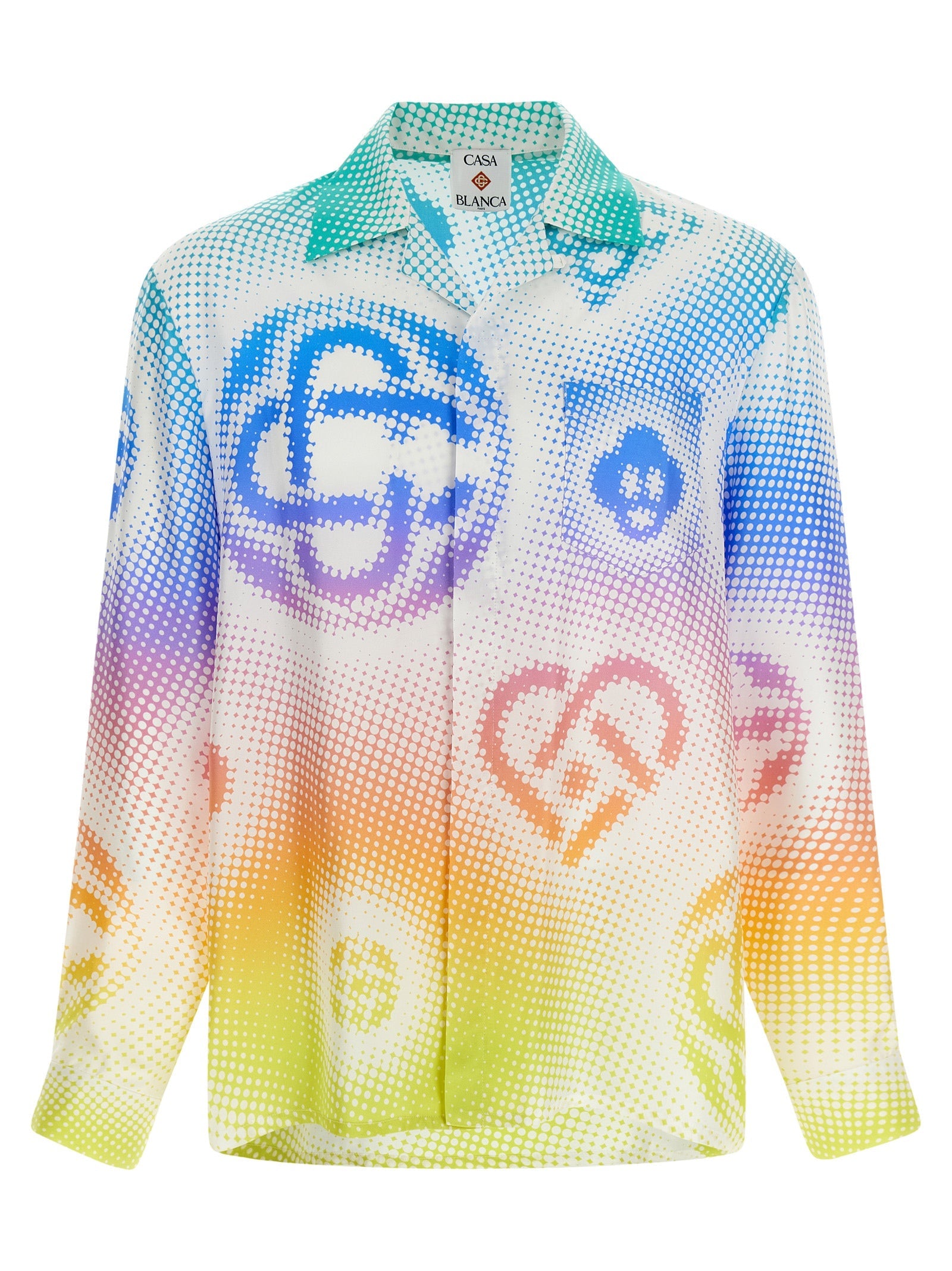Casablanca Multicolor Silk Blouse