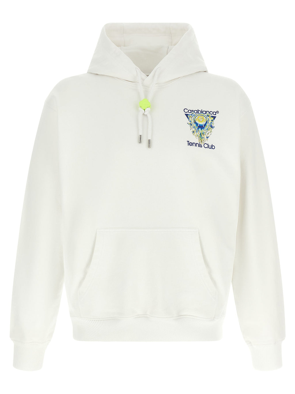Casablanca White Organic Cotton Sweatshirt