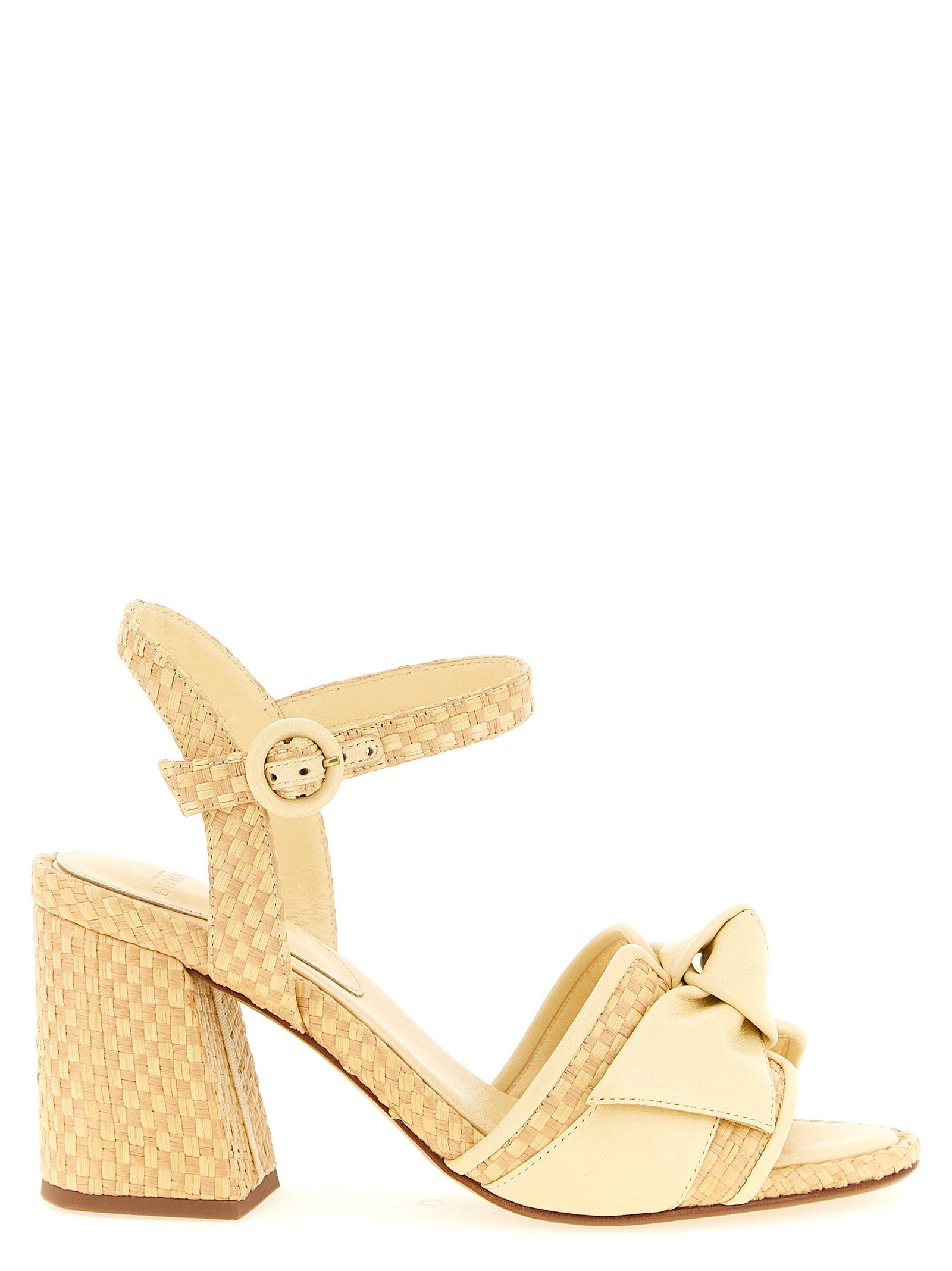 Alexandre Birman Bicolor Cowhide Platform Sandals