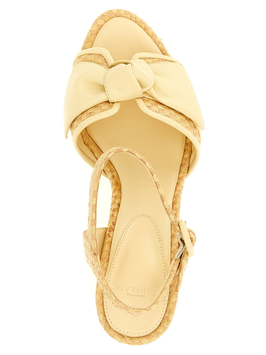 Alexandre Birman Bicolor Cowhide Platform Sandals