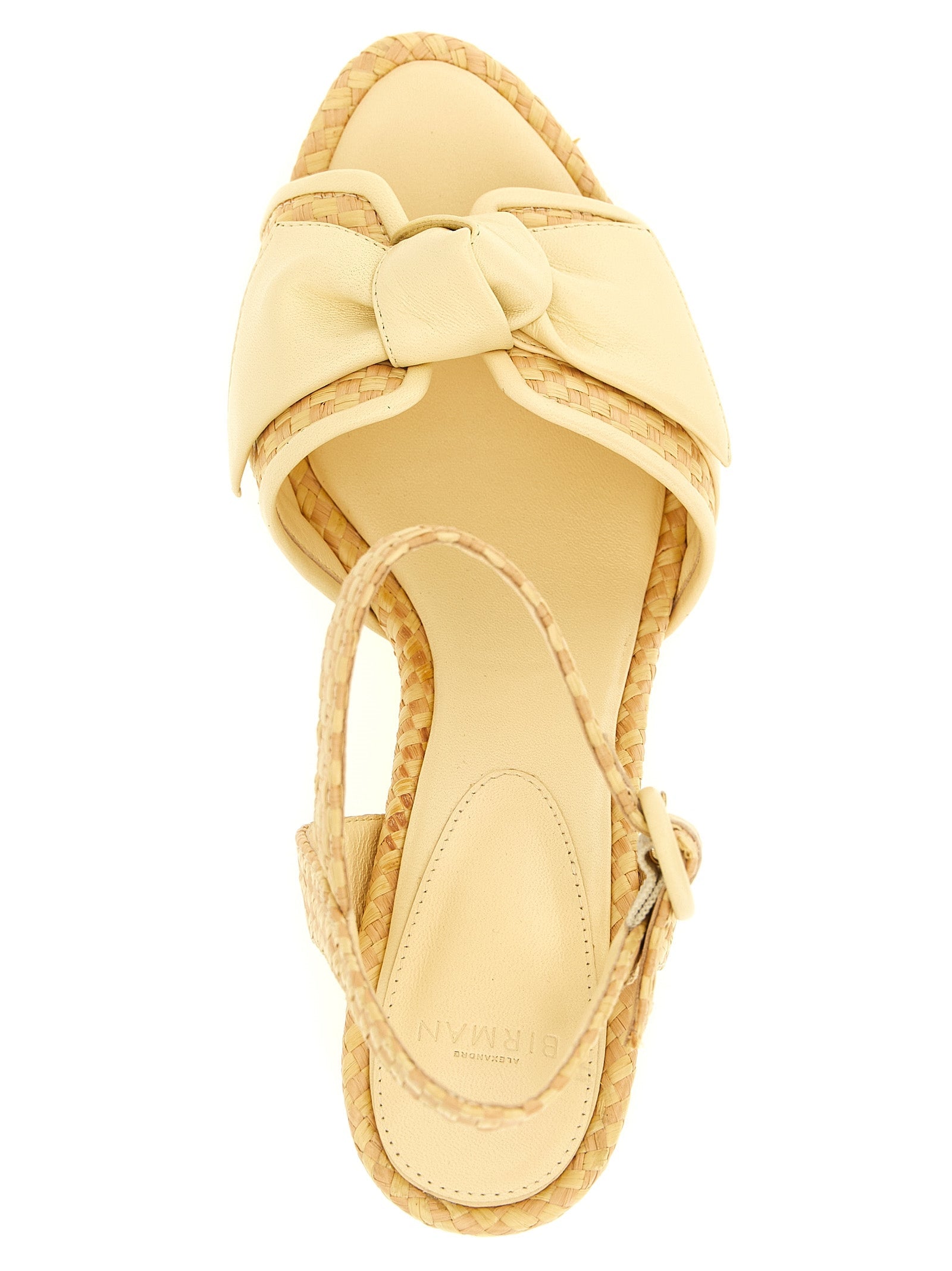 Alexandre Birman Bicolor Cowhide Platform Sandals