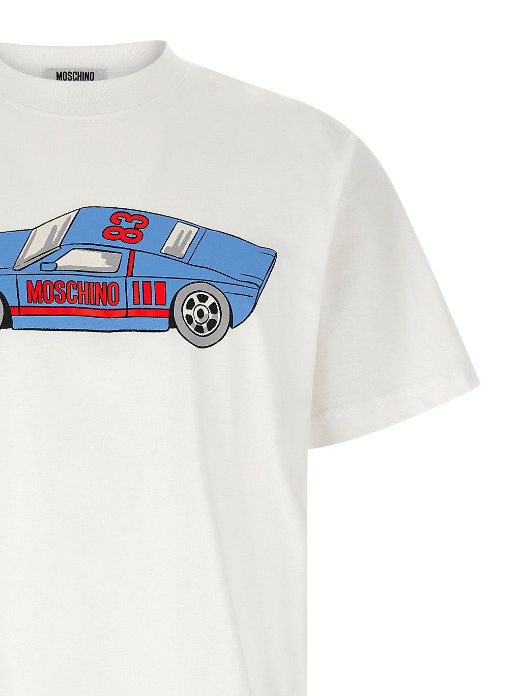 Moschino White Cotton T-Shirt