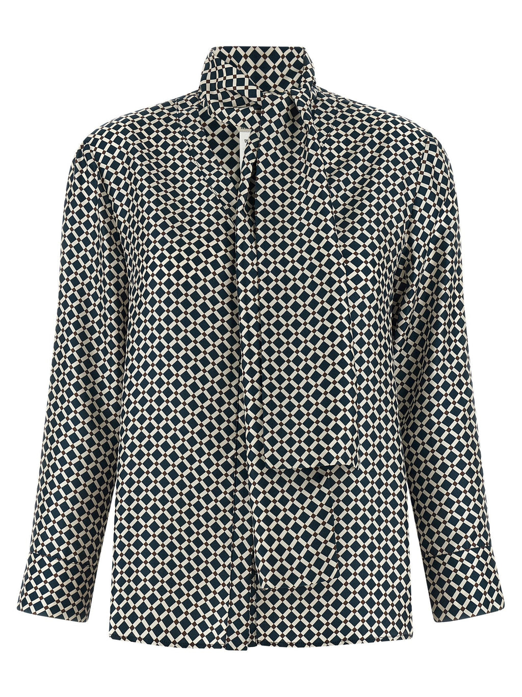 'S Max Mara Blue Silk Blouse